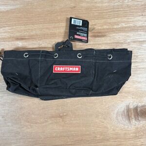 Craftsman Small Parts Organizer Bag 934511 Black Canvas 6 Pocket Bucket Stacker